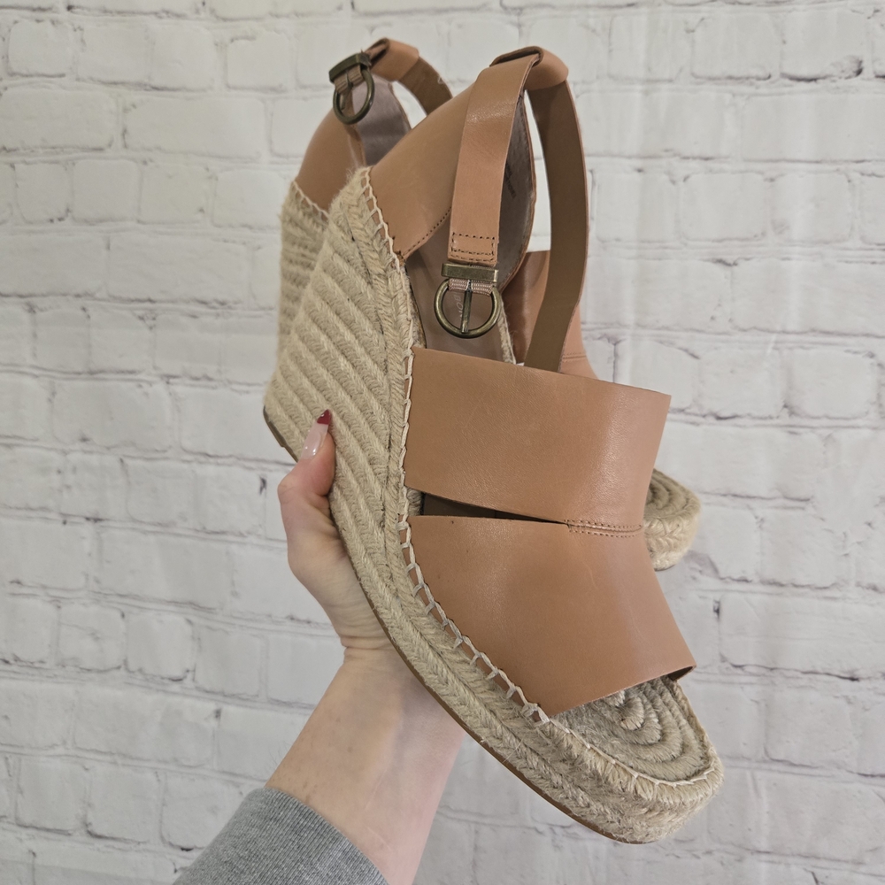 Treasure & Bond Sannibel Platform Wedge Espadril sandals Sz 11 Resort Beach